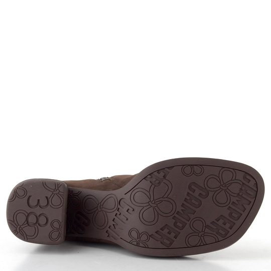 Camper elegantní kotník na podpatku Kora dark brown K400798-002