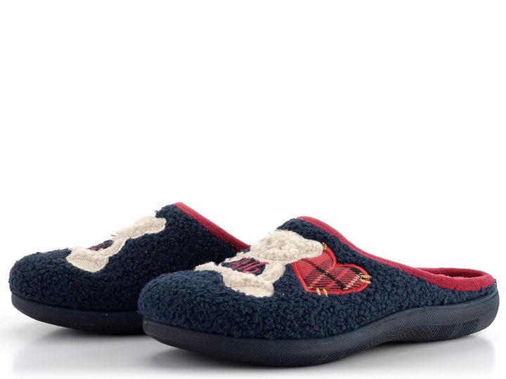 Inblu domácí pantofle s plnou špičkou a obrázkem Blu EC000095