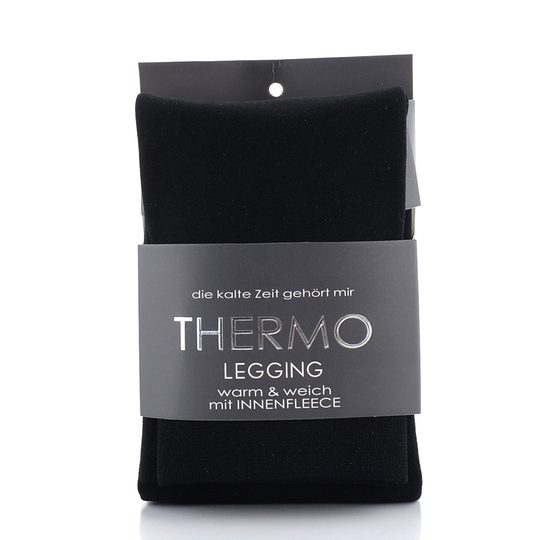 Dámské teplé legíny černé Thermo 89554
