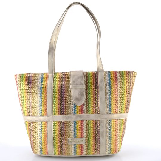 Remonte shopper kabelka gold-multi/muschel Q0764-90