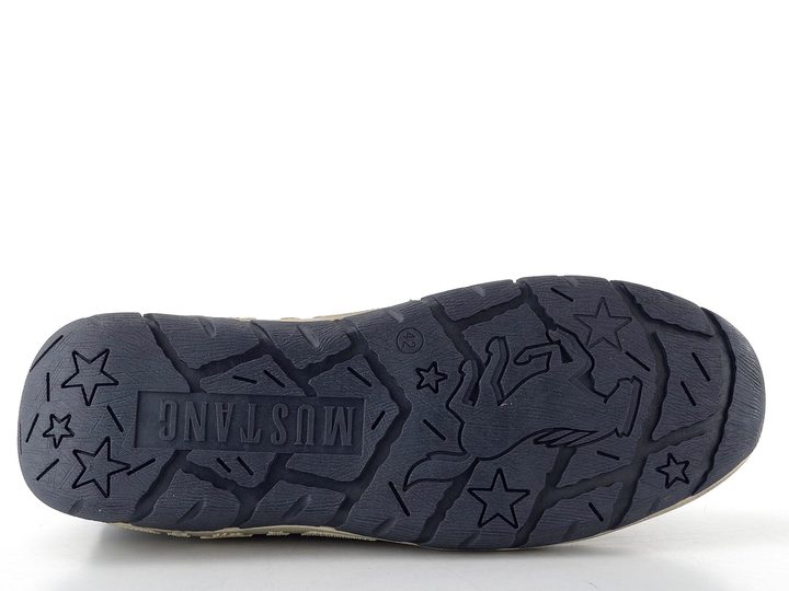 Mustang pánské polobotky se zipem navy 15M0181001