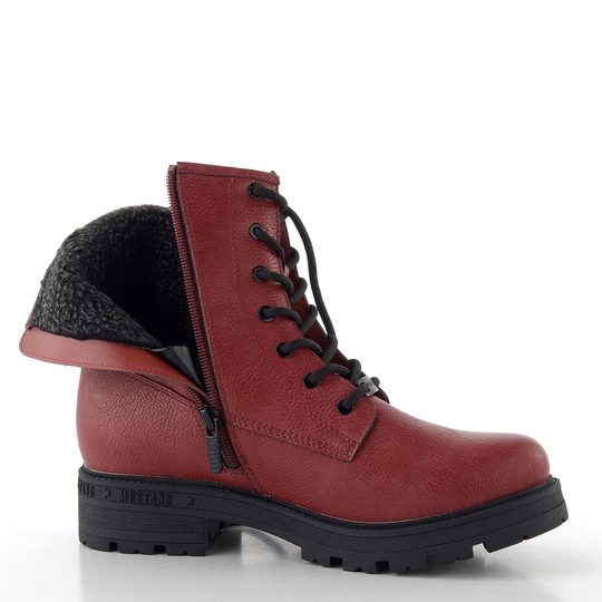 Mustang šněrovací kotník red 15M0042009