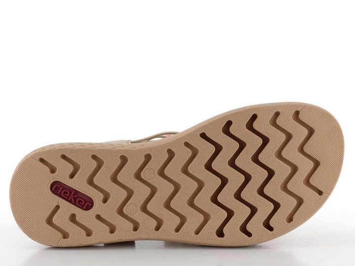 Rieker farebné sandále Multi/Ginger V1541-90