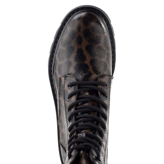 Tamaris šněrovací kotník leopard 1-25918-43