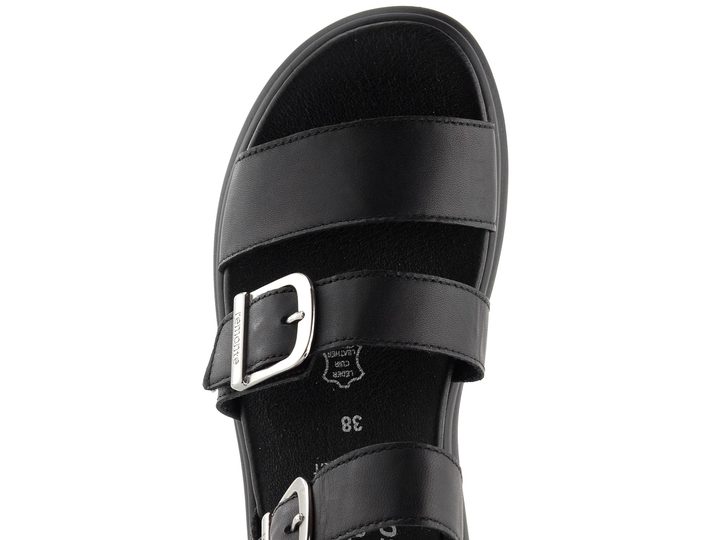 Remonte černé sandály na platformě D0L50-00