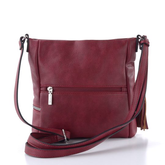 Tamaris střední crossbody kabelka Nele darkred 32801
