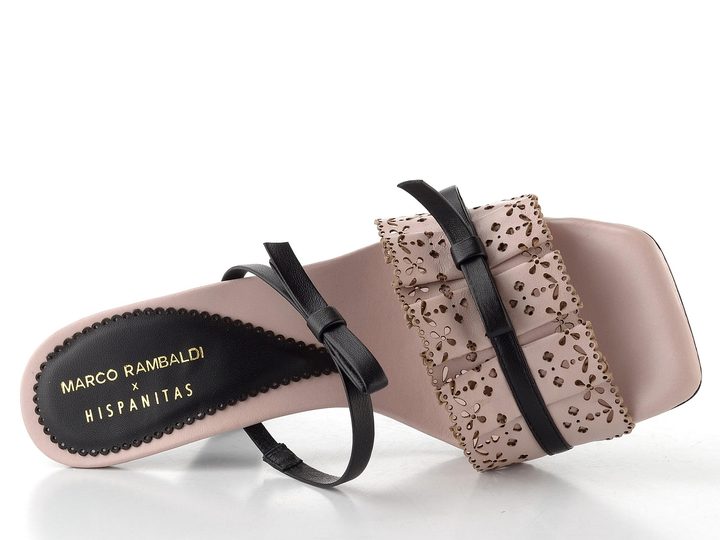 Hispanitas x Marco Rambaldi pantofle na podpatku Goya rose/black