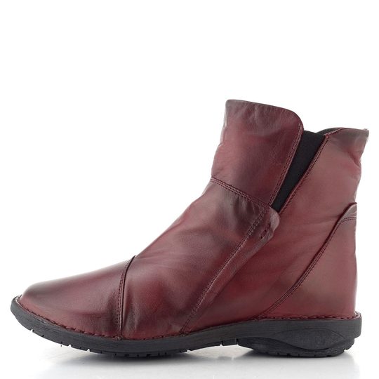 Creator kotník se zipem Siviglia Antique bordo IB 23491