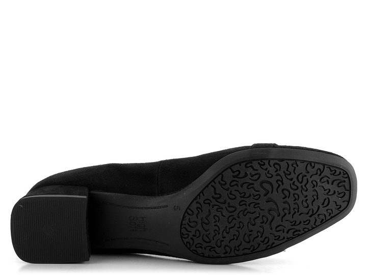 Ara širší semišové lodičky Graz Black 12-20402-01