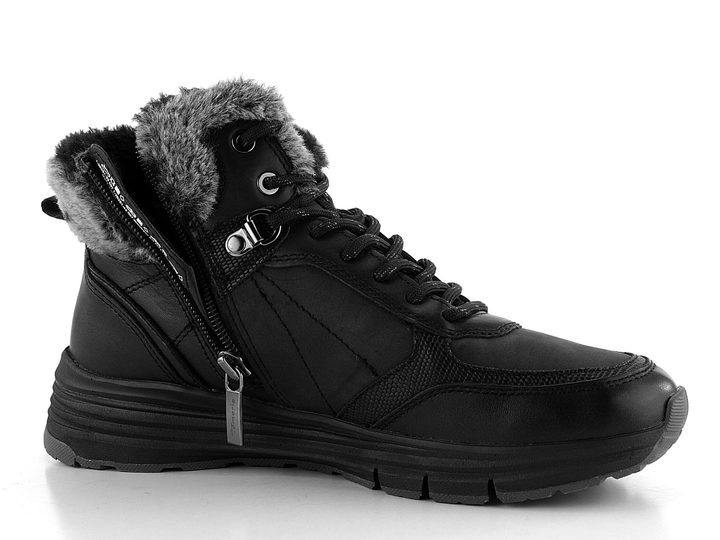 Tamaris vyteplený sneakers kotník Black Uni 1-26251-43