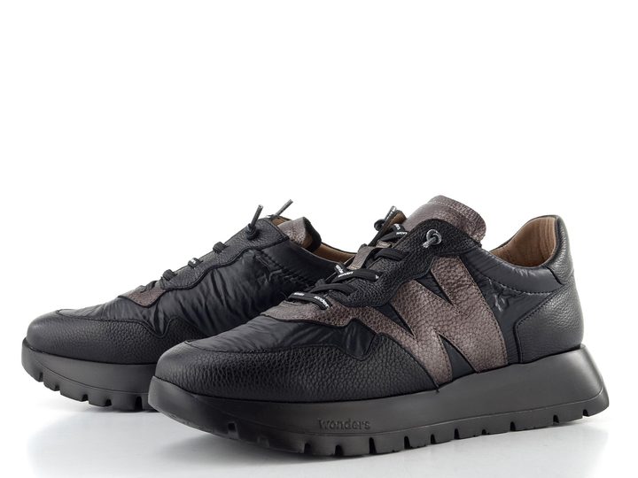 Wonders dámské tenisky na platformě negro/plomo A-2491