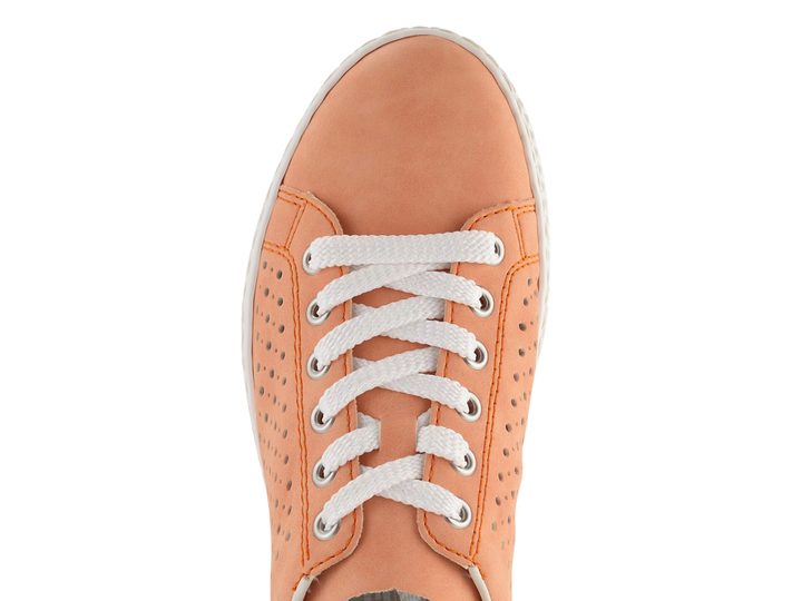 Rieker perforované tenisky marhuľové M3901-38