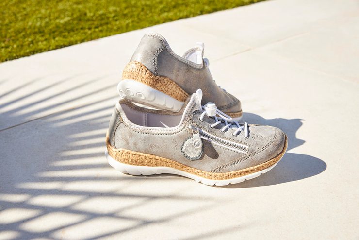 Rieker nazúvacie poltopánky šedé N4263-40