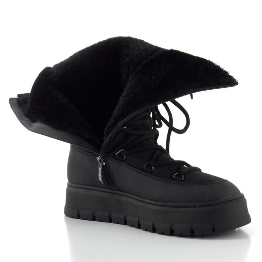 Tamaris kozačky/sněhule black 1-26467-47