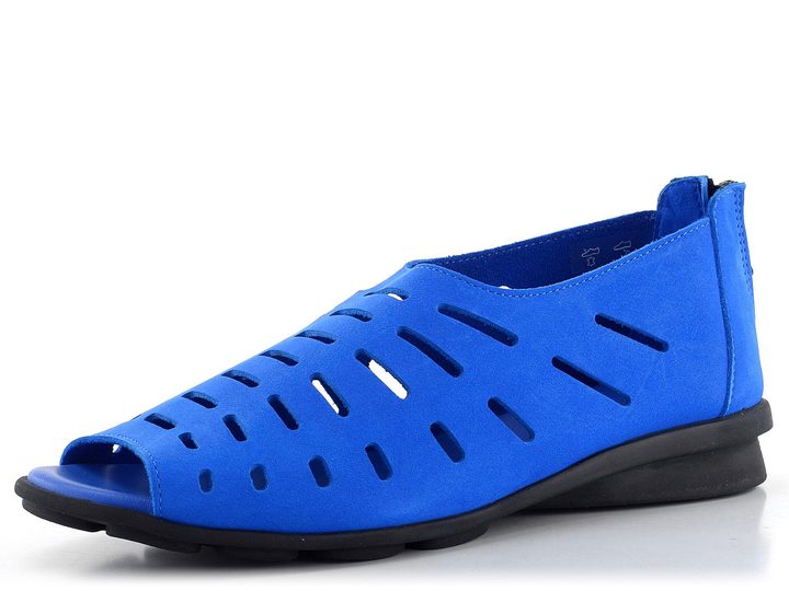 Arche modré nubukové sandále Denyli Cyano 14I01