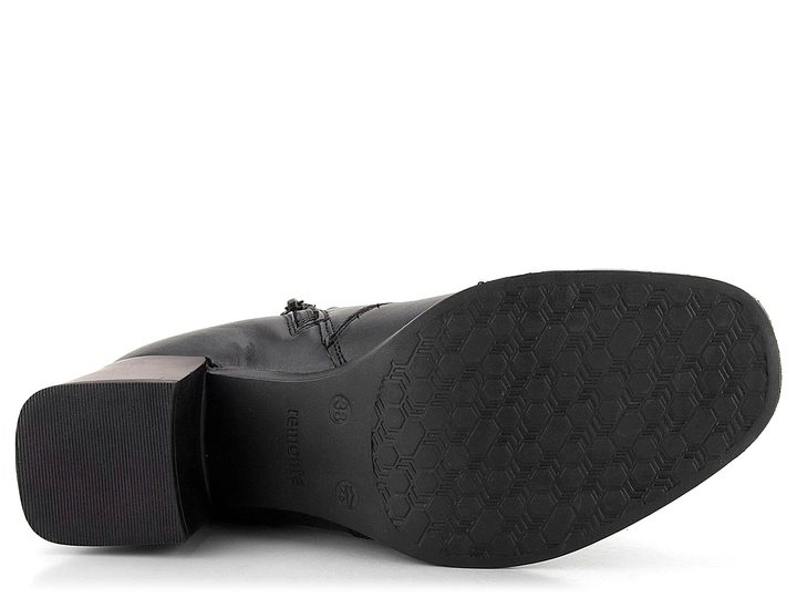 Remonte členková obuv na podpätku čierna D0V73-01