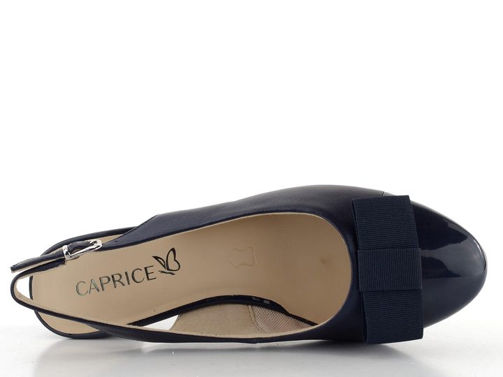 Caprice lodičky s volnou patou Navy Comb 9-29502-42