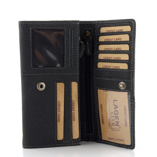 Lagen peňaženka antracit PWL-388/W-Black