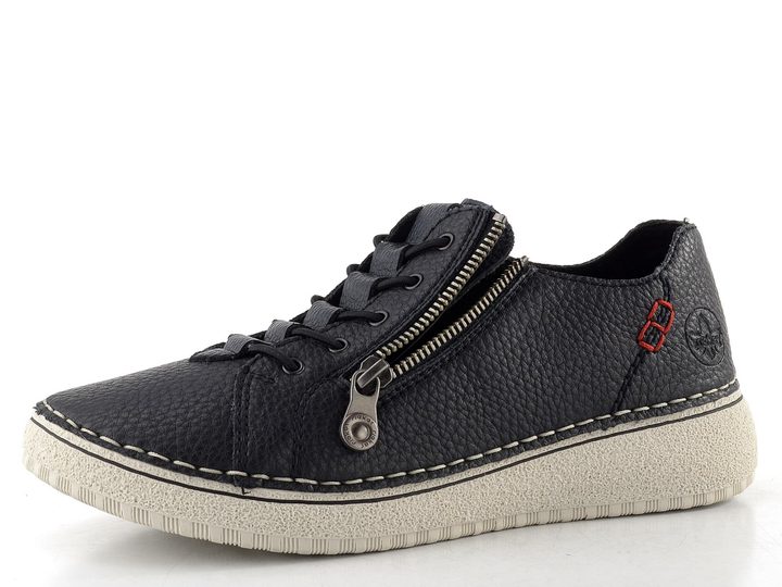 Rieker polobotky se zipem tmavě modré 50965-14