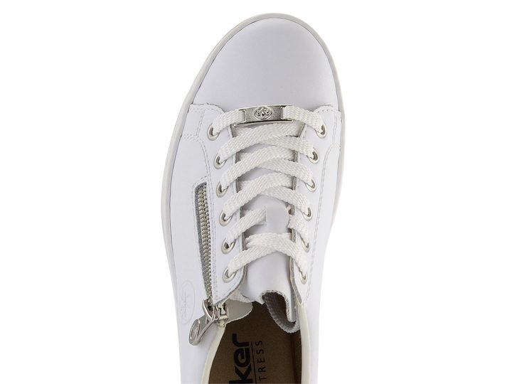 Rieker kožené biele sneakers tenisky L59L1-83