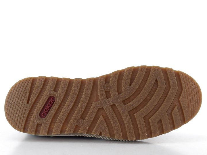 Rieker tmavo modré poltopánky so zipsom 37029-14