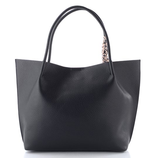 Rieker shopper kabelka so stuhou a vnútornou etue čiernou H1399-00