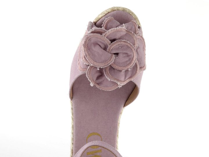 Gaimo sandály na klínu Yalena pique summ rosapalo