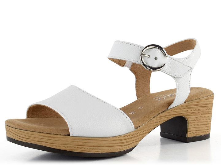 Gabor sandále na platforme s podpätkom Weiss 62.071.50