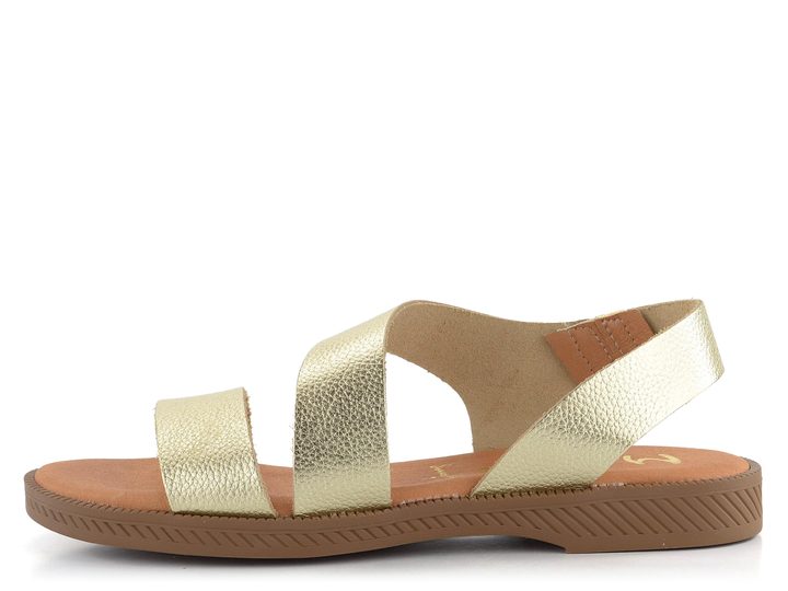 Marila metalické sandály Ash Grab. Lam. Platino