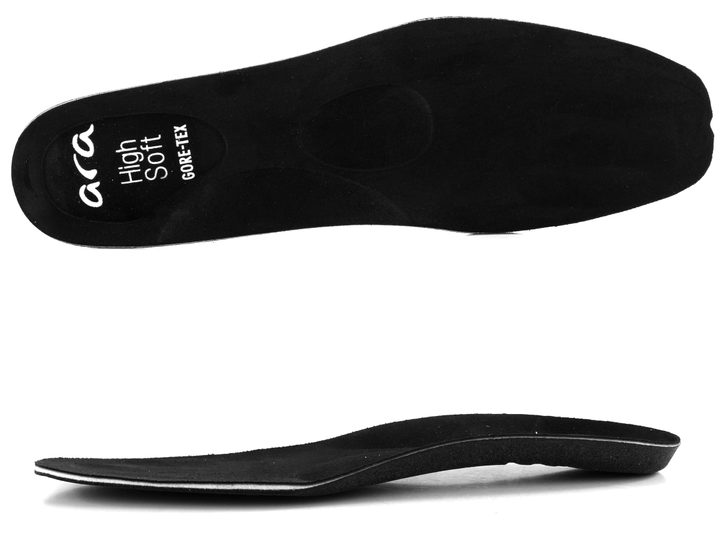 Ara dámska širšia členková obuv na podpätku Graz Black 12-31808-61