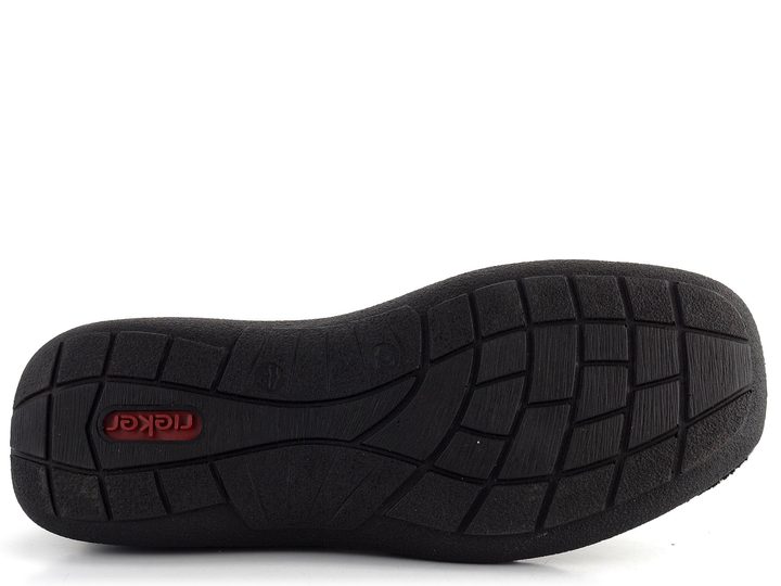 Rieker pánské polobotky s postranním zipem černé 03002-00