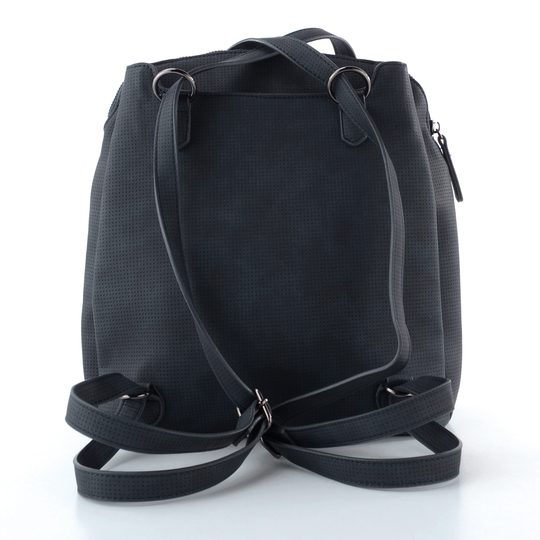 Rieker kabelka - batoh modro-černý H1036-14