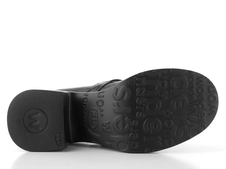 Wonders lakované polobotky na podpatku Negro E-7122