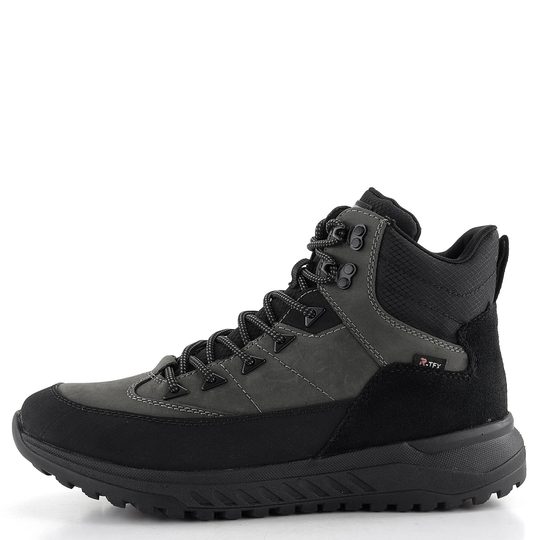 Rieker Revolution pánska členková obuv s membránou šedo-čierna U0174-42