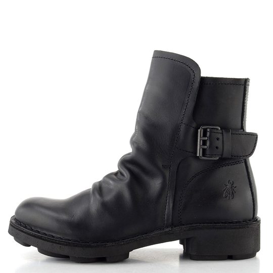 Fly London kotník se sponou black NURY175FLY