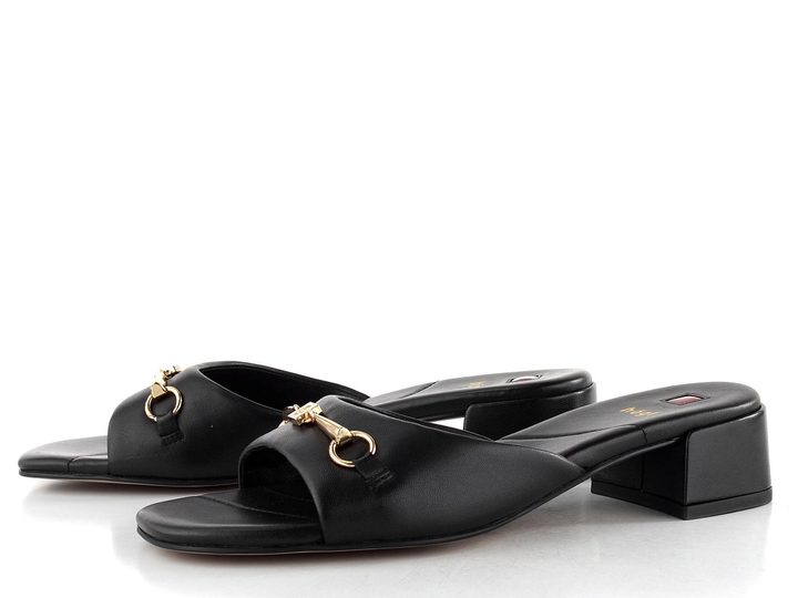 Högl pantofle na podpatku Schwarz 9-102630