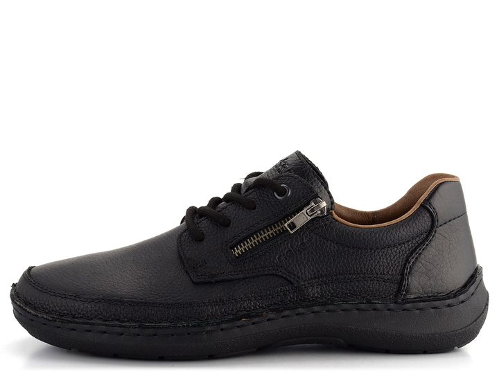 Rieker pánské polobotky s postranním zipem černé 03002-00