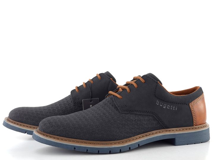 Bugatti pánské polobotky tmavě modré 335-AVE01-5500