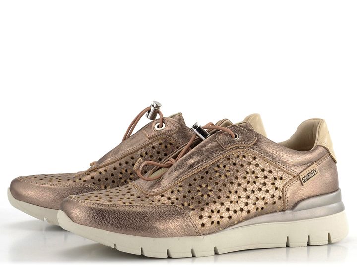 Pikolinos prořezávané polobotky s olivkou Cantabria Stone W4R-6584CL