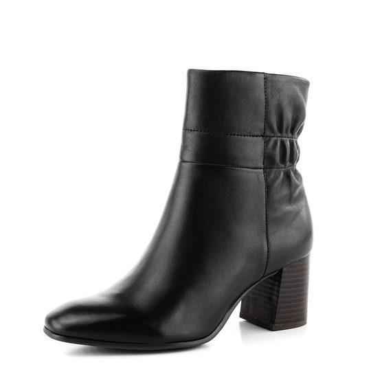 Tamaris vyššie módne členkové topánky čierne 1-25076-25