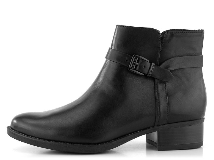 Tamaris černý kotník Black Plain 1-25323-29