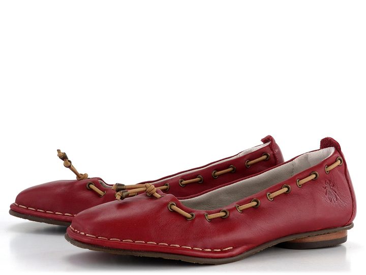 Fly London baleríny červené Bapi P701264000