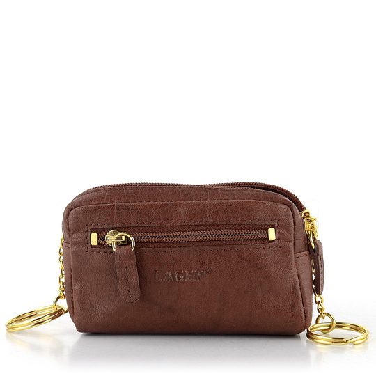 Lagen klíčenka/pouzdro hnědá K-2011