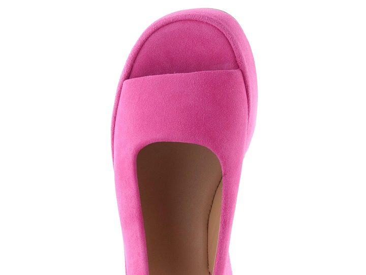 Högl semišové sandály na klínku azalea 1-102512-4600