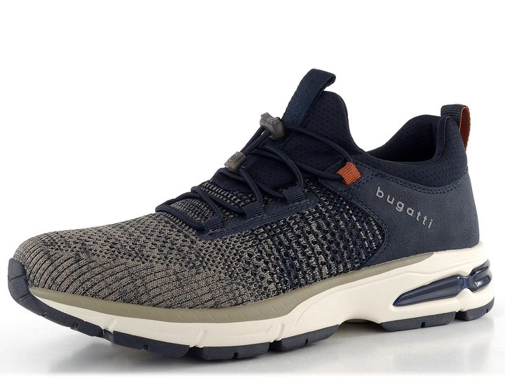 Bugatti prozouvací pánské tenisky modro-šedé 321-AOX60-6969