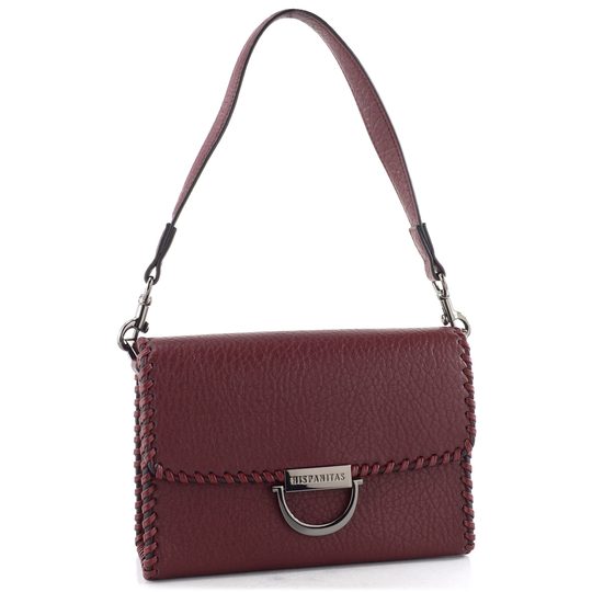 Hispanitas elegantná klopová kabelka obšívaná BI254148 Wine