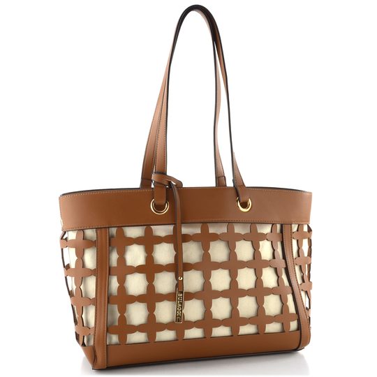 Bulaggi shopper kabelka prořezávaná hnědá/béžová BU31-26398