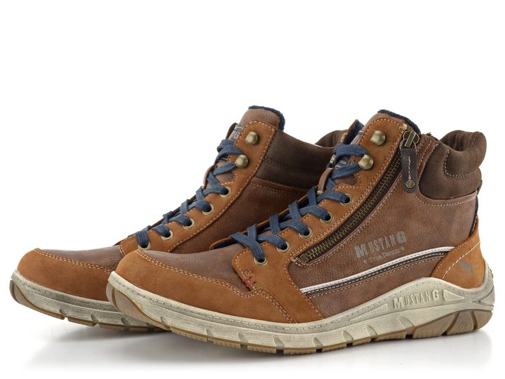 Mustang hnědý pánský kotník 4160-501-003