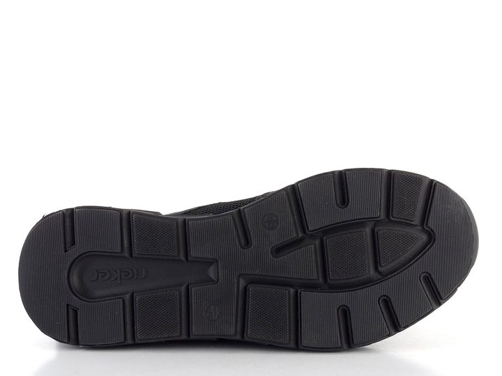 Rieker čierne nazúvacie tenisky M9050-00