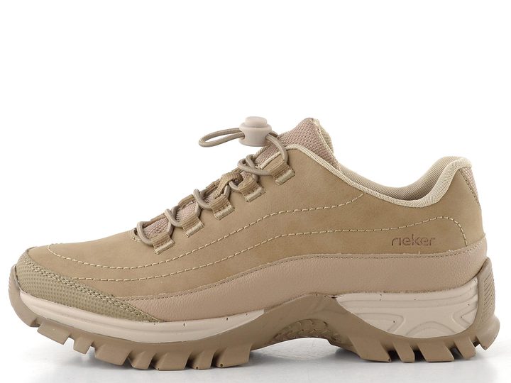 Rieker tenisky s pružným šněrováním camel M9853-20